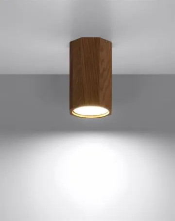 Plafon ZEKE 10 dębowy
