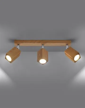 Listwa oświetleniowa KEKE 3 dąb