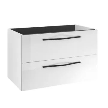 Szafka pod umywalkę PILAR 2S 80cm biały połysk