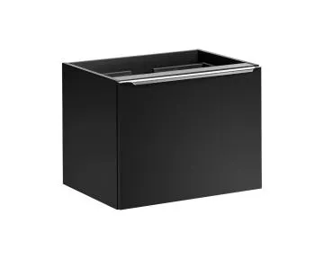 Szafka pod umywalkę nablatową SANTA FE BLACK 60 cm czarny mat