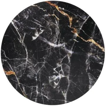 Ława HARISSA B 42x42 czarny marmur/czarna