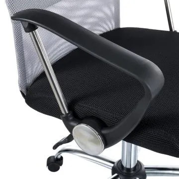 Fotel biurowy Q-025 czarno/szary