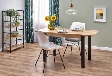 Stół rozkładany GINO 100(135)x60 dąb/czarny