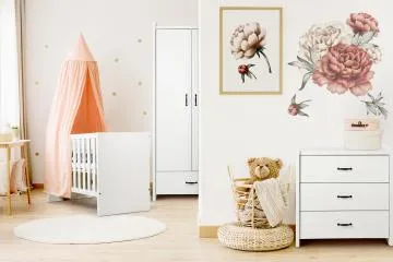 Łóżeczko dziecięce AMELIA 120x60 białe