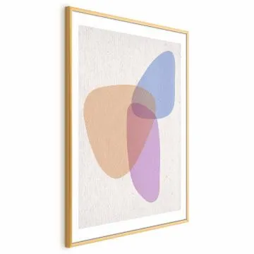 Plakat Część wspólna 40x60 cm z ramą złotą z marginesem