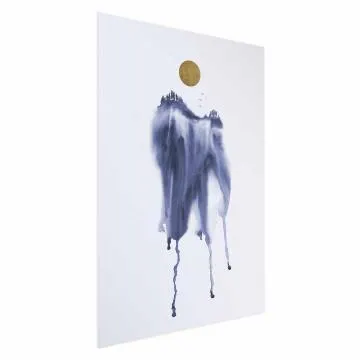 Plakat Akwarelowa abstrakcja 21 x 30 cm bez ramy bez marginesu