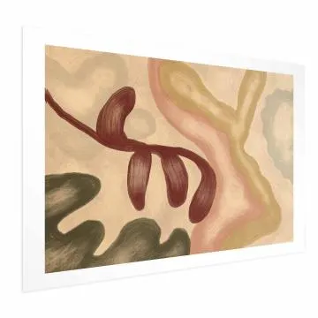 Plakat Kolorowe kształty 42x29,7 cm bez ramy z marginesem
