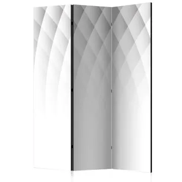 Parawan akustyczny Abstrakcje 135x172 cm 3-częściowy czarny