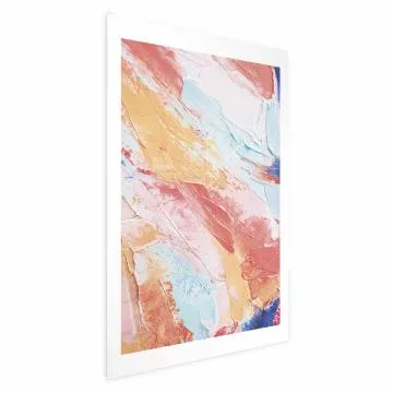 Plakat Kolorowa Harmonia 21x30 cm bez ramy bez marginesu