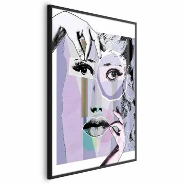 Plakat Chirurgia plastyczna 40x60 cm z ramą czarną bez marginesu