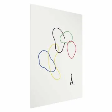 Plakat Kolorowe koła 60x90 cm bez ramy bez marginesu
