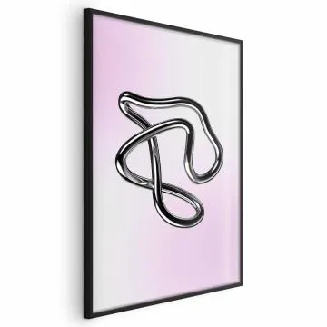 Plakat Srebrne Zawiłości 21x30 cm z ramą czarną bez marginesu