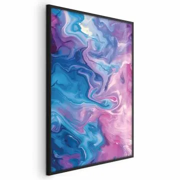 Plakat Nocne Przepływy 29,7x42 cm z ramą czarną bez marginesu