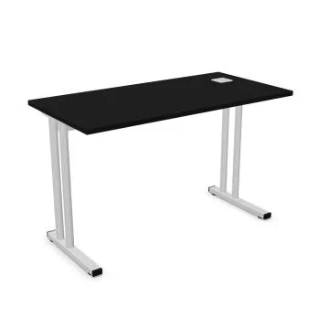 Biurko EASY SPACE C-LEG RC 120x60cm czarne grafitowe