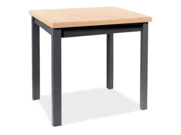 Stół ADAM 90x65 dąb artisan/czarny