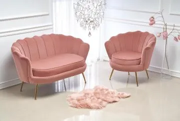 Sofa AMORINITO XL jasno różowa