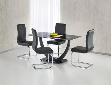 Stół ANTON 140x80 czarny