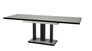 Stół rozkładany APPIA BLACK 130(210)x80 kaszmirowy