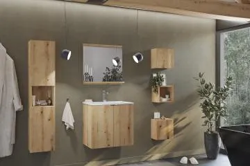 Szafka łazienkowa NOVA OAK 80-03-2D dąb coast evoke