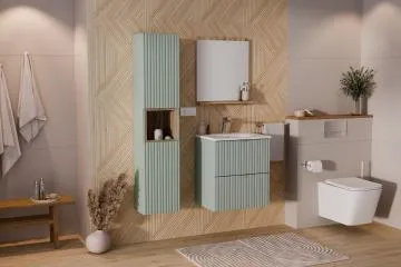 Szafka pod umywalkę LINE REED GREEN D 82-50-2S zielona