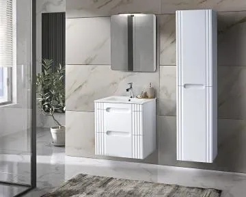 Szafka pod umywalkę FIJI WHITE 82 60cm biała