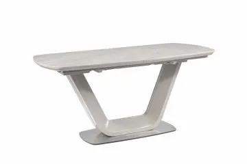 Stół ARMANI CERAMIC 160(220)x90 szary mat rozkładany