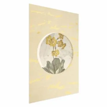 Plakat Kwiat w kole 60x90 cm bez ramy bez marginesu