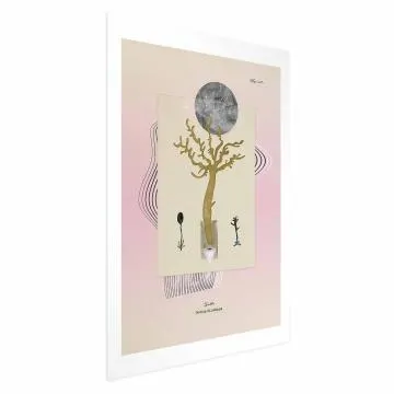 Plakat Niezwykła roślina 40x60 cm bez ramy z marginesem