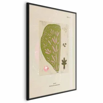 Plakat Abstrakcyjne drzewo 60x90cm z ramą czarną bez marginesu