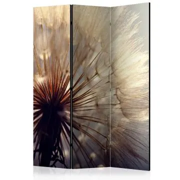 Parawan akustyczny Kwiaty 135x172 cm 3-częściowy wielokolorowy