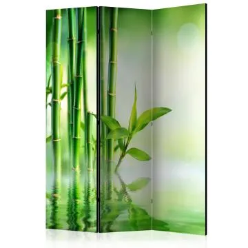 Parawan jednostronny Orient 135x172 cm 3-częściowy zielony