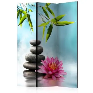 Parawan akustyczny Orient 135x172 cm 3-częściowy szary