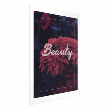 Plakat Beauty 60x90 cm bez ramy z marginesem