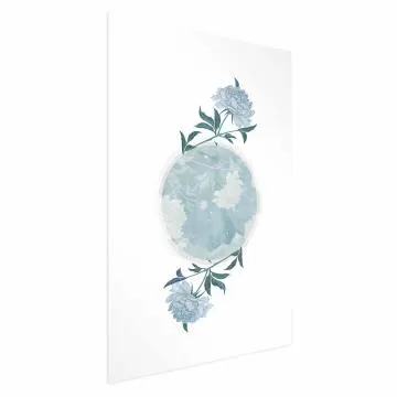 Plakat Kwiecista planeta 40x60 cm bez ramy z marginesem