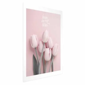 Plakat Sześć tulipanów 60x90 cm bez ramy z marginesem