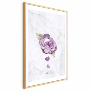 Plakat Kres wiosny 29,7x42 cm z ramą złotą z marginesem