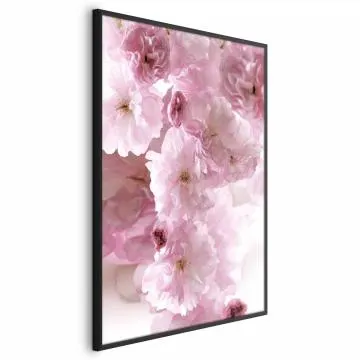 Plakat Kwiecista mgła 60x90 cm z ramą czarną bez marginesu