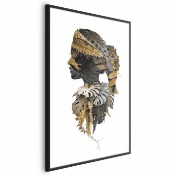 Plakat Człowiek dżungli 40x60 cm z ramą czarną bez marginesu
