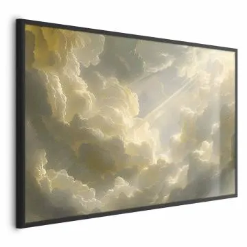 Plakat Zachwycająca gra kolorów 60x40 cm z ramą czarną bez marginesu