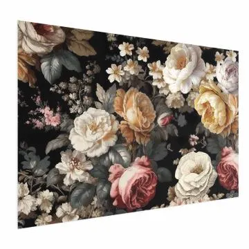 Plakat Kolorowe kwiaty 60x40 cm bez ramy bez marginesu