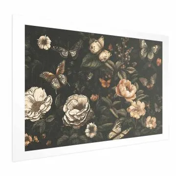 Plakat Rustykalny ogród 90x60 cm bez ramy z marginesem