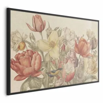 Plakat Bukiet 42x29,7 cm z ramą czarną bez marginesu
