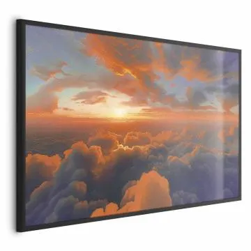 Plakat Spektakl barw 30x21 cm z ramą czarną bez marginesu