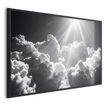 Plakat Nadzieja w chmurach 60x40 cm z ramą czarną bez marginesu