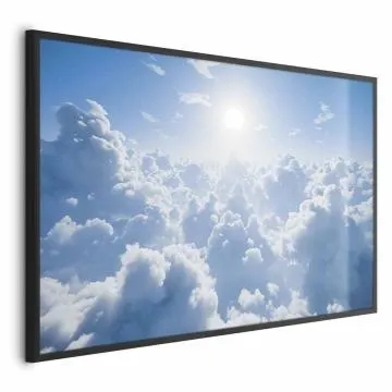 Plakat Niebiański spokój 60x40 cm z ramą czarną bez marginesu