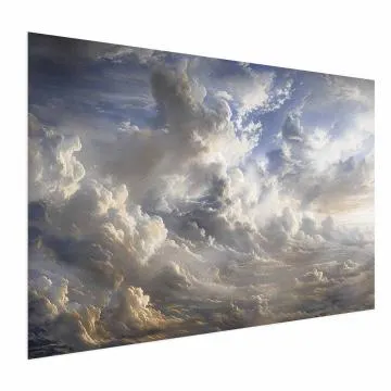 Plakat Refleksy na chmurach 60x40 cm bez ramy bez marginesu