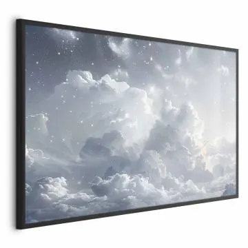 Plakat Astralny spokój 30x21cm z ramą czarną bez marginesu