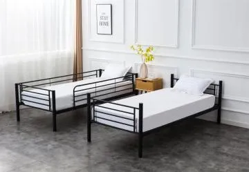 Łóżko piętrowe BUNKY 90x200 czarne