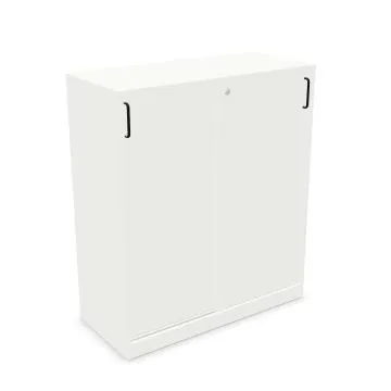 Szafka biurowa przesuwna EASY SPACE CABINET S 3-OH 100cm biała zamykana