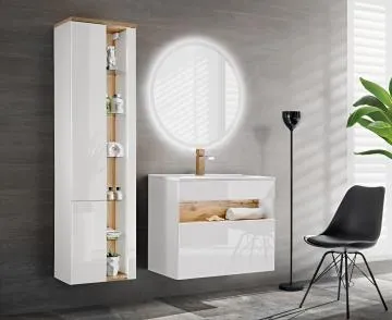 Szafka łazienkowa BAHAMA 800 45 cm biała